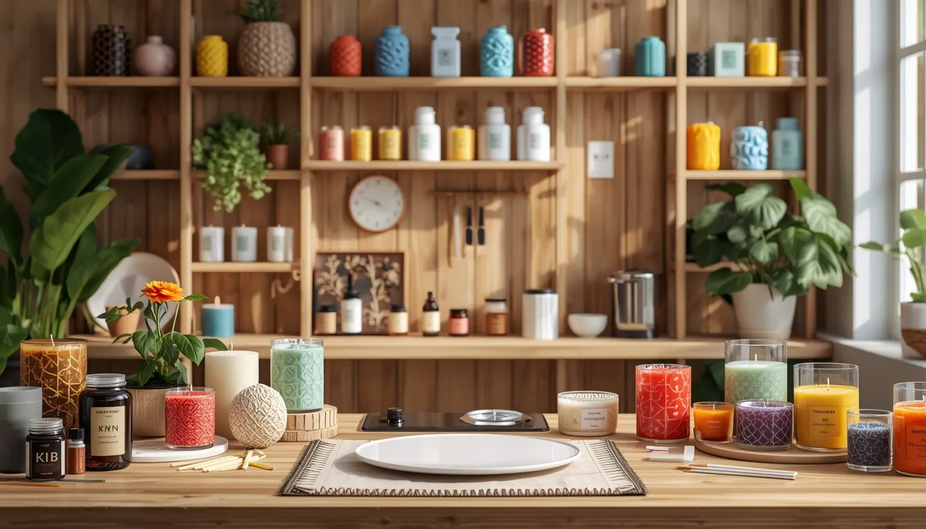 Advanced candlemaking workshop set